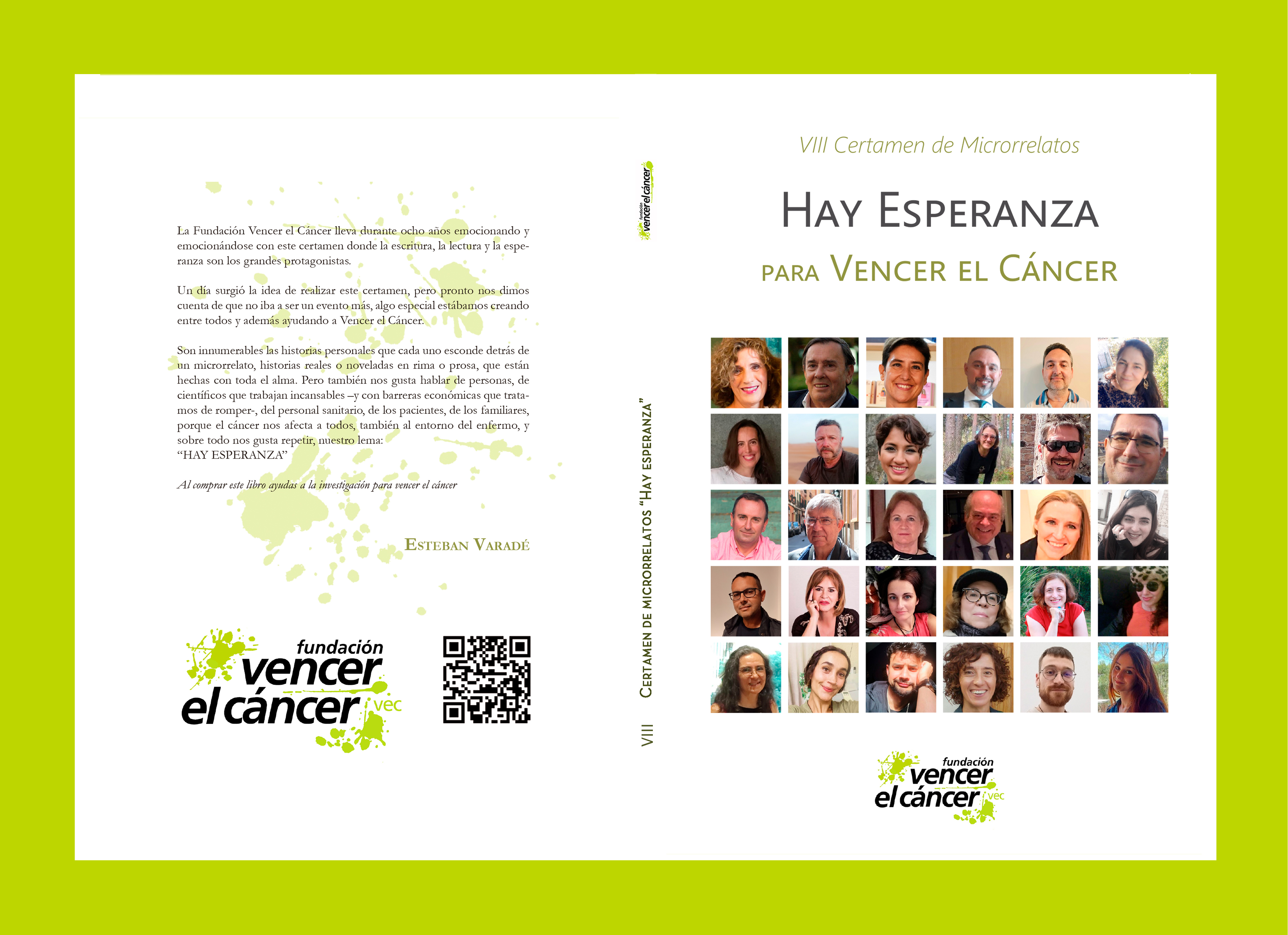 Ya puedes comprar el libro del VIII Certamen de Microrrelatos 'Hay Esperanza'